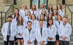 Students in Montana collaborating in Rocky Mountain College's Occupational Therapy Doctorate program.